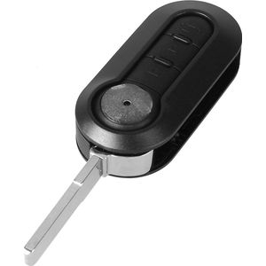 Autosleutelbehuizing - sleutelbehuizing auto - sleutelhoes - Autosleutel - Geschikt voor: Fiat