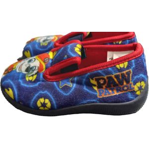 Paw Patrol sloffen - Marshall - pantoffels - blauw - rubberen zool - maat 25