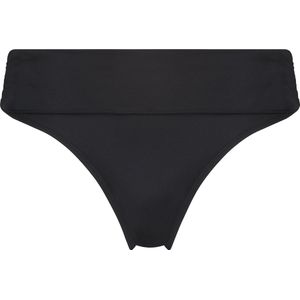 Hunkemöller Dames Badmode Bikinibroekje Luxe - Zwart - Maat 2XL