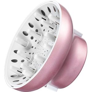 VELTRR® Diffuser Opzetstuk - Krulborstel voor Fohn Universeel - Multistyler - Rozegoud