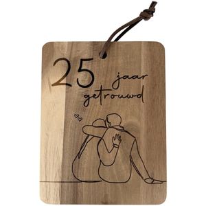 25 jaar getrouwd - 25 jaar getrouwd versiering - 25 jaar getrouwd cadeau - 25 jaar huwelijk - Zilveren huwelijk - 25 jaar huwelijk cadeau - Trouwdag - Trouwdag cadeau - Huwelijkscadeau - Trouwdag jubileum - Jubileum huwelijk
