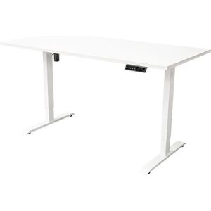 IVOL Elektrisch verstelbaar bureau 180x80 cm Single motor - Wit