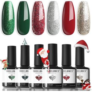 Gellak Set met 6 Kleuren UV/LED Nagellak voor Nail Art - Perfect voor Manicure en Nagelstudio
