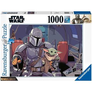 Ravensburger puzzel Disney Star Wars The Mandalorian - Legpuzzel - 1000 stukjes