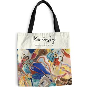 Schoudertas - Strandtas - Shopper Kunst - Kandinsky - Improvisation no. 30 - 45x45 cm - Katoenen tas