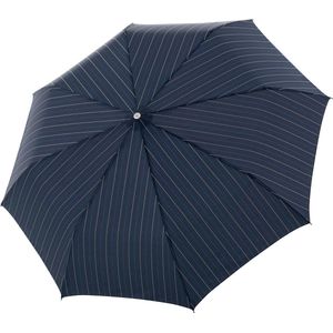 doppler Manufaktur Paraplu Bellino Orion Nickel Matt Blue Donkerblauw