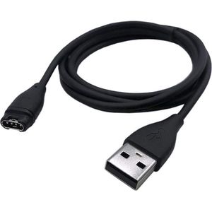 Oplaadkabel Compatibel met Garmin - USB Kabel - 1 Meter - Zwart