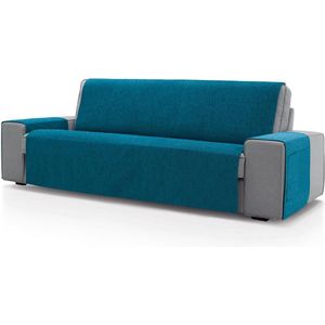 Bankovertrek 4-zits 190 x 220 cm zacht blauw - Sofa Overtrek - Gemaakt in Spanje hoekbank overtrek