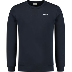 Ballin Amsterdam - Heren Regular fit Sweaters Crewneck LS - Navy - Maat XXL