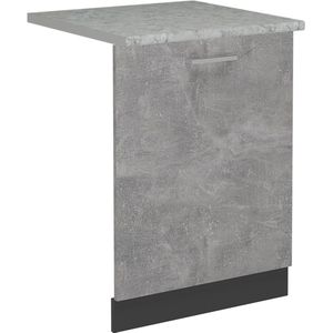 Vicco R-Line Vaatwasser deksel – 60 cm , WB Antraciet Beton , WB Antraciet
