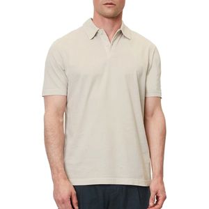 Marc O'Polo regular fit polo - heren poloshirt korte mouw - grijs - Maat: M