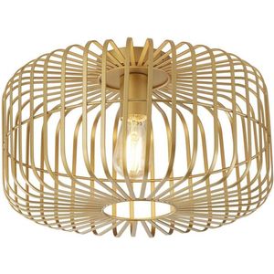 Gillingham Plafondlamp 1 lichts d:40cm draad goud - Modern - Searchlight