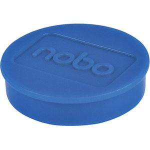 Magneet nobo 32mm 800gr blauw | Blister a 10 stuk | 60 stuks