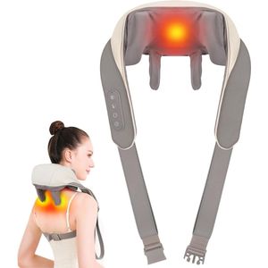 Draadloos nekmassageapparaat met warmte - ontspannende nekmassage -