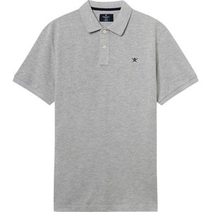 Hackett - Polo Grijs - Slim-fit - Heren Poloshirt Maat M