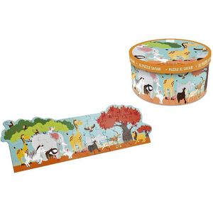 Scratch - Vloerpuzzel - Safari - 36 stuks - 3+