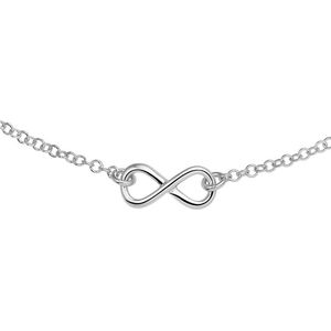 Glams Ketting Infinity 2,1 mm 40 + 4 cm - Zilver