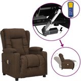 vidaXL - Sta-op-massagestoel - stof - bruin