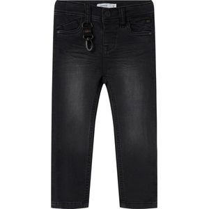 name it NMMTHEO DNMTHAYER 2689SWE KEY PANT NOOS Jongens Jeans - Black Denim - Maat 80