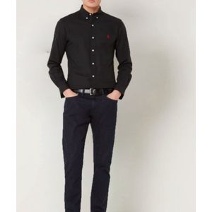 Slim Fit Ralph Lauren overhemd zwart - 4344