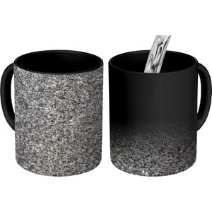 Magische Mok - Foto op Warmte Mokken - Koffiemok - Graniet - Industrieel - Design - Grijs - Magic Mok - Beker - 350 ML - Theemok