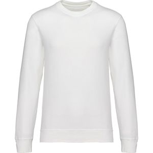 Biologische unisex sweater 'Terry' lange mouwen Washed Ivory - 3XL