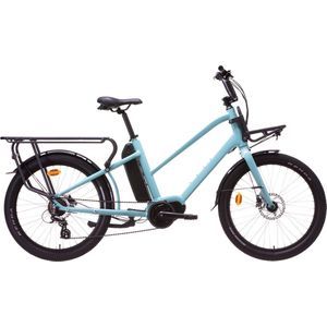 Villette Beraud, longtail, midmotor, e-bike, 7sp, 13Ah, blauw