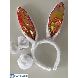 Marinjoc - Paashaas oren - Diadeem konijnen oren - Pasen - Carnaval - festival