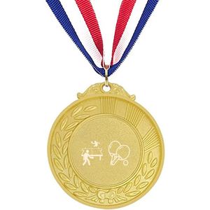 Akyol - tafeltennis medaille goudkleuring - Tafeltennis - beste tafeltennisser - pingpongtafel - tafeltennistafel - leuke cadeau voor iemand die van tafeltennissen houd