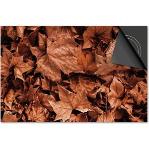 Inductie beschermer 76x51,5 - afdekplaat inductie mat - Dietrix Kookplaat beschermer - Exclusief - Herfst - Esdoorn bladeren
