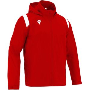 Macron Saransk Windbreaker Heren - Rood / Wit | Maat: S