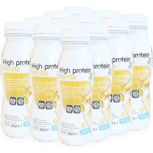 Protiplan | Tray Proteïne Smoothie Vanille Drink | 12 x 250 ml | Heerlijke Smoothie Eiwitdieet | Voordeelpak | Ready to Go Proteïne drank | Snel afvallen zonder hongergevoel!