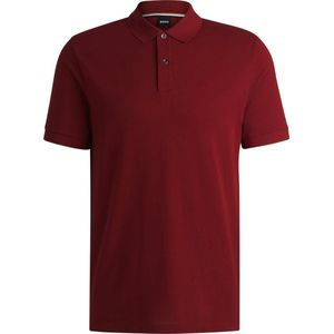 BOSS Pallas regular fit polo - pique - rood - Maat: XL