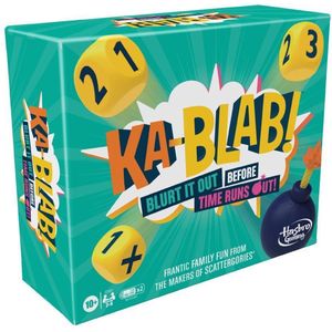 Hasbro Gaming Kablab - Snel en spannend woordspel voor sneldenkers vanaf 10 jaar - Ideaal voor familie-avonden - 2-6 spelers
