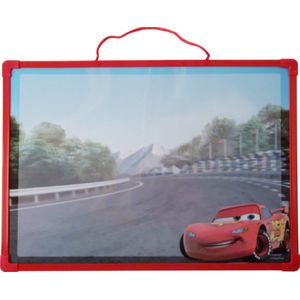 memobord Cars jongens 40 x 30 cm rood 2-delig