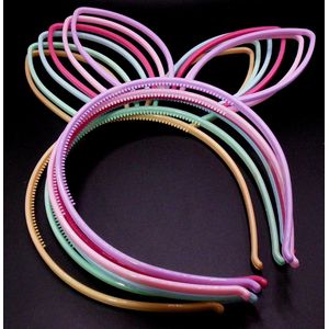 Diademen met grote oren set van 6 stuks. - kinderfeestje - verjaardag
