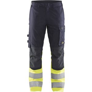 Blaklader Multinorm werkbroek Inherent met stretch 1787-1512 - Marine/High Vis Geel - C58