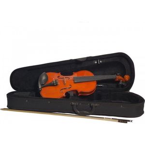 Scarlatti OVB-310E 4/4 All Solid viool set met carbon strijkstok en koffer