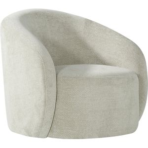 LABEL51 Fauteuil Alby - Stof Naturel - 84x82x79cm - Zithoogte 44cm