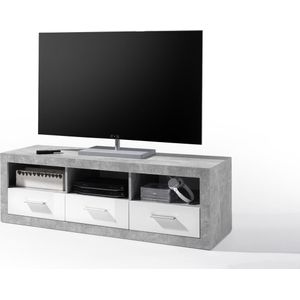 Emob- TV Meubel Tv-meubel Inga - 147cm - Betonlook