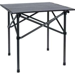 Inklapbare Campingtafel - Aluminium Tafelblad - 4 Personen - Draagtas - Picknick BBQ - Zwart vouwtafel