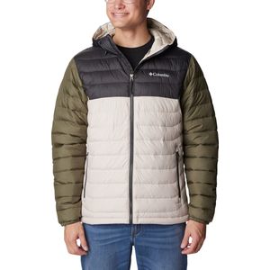 Columbia Powder Lite™ Hooded Jacket - Heren Jas - Gewatteerde puffer Jas met Capuchon - Maat XXL - Bruin