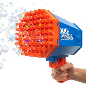 Bellenblaas Pistool XXL met LED Lichteffecten - Buitenspeelgoed voor Tuin en Bruiloft - Inclusief 2x56ml Bellenblaas navulling