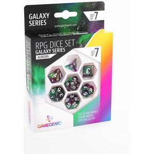Gamegenic RPG Dice Set Galaxy Series: Aurora