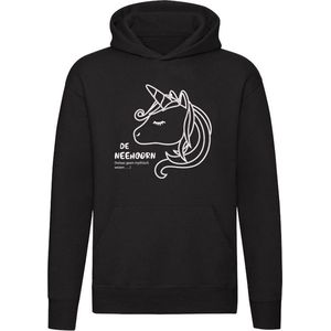 De Neehoorn (helaas geen mythisch wezen…) Hoodie - eenhoorn - woordgrap - humor - grappig - unisex - trui - sweater - capuchon