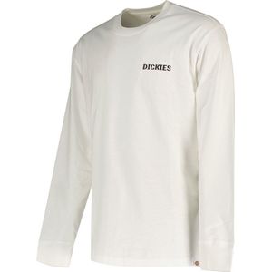 Dickies Hays Lange Mouwenshirt Beige,Wit M Man