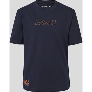 Max Verstappen Kids T-shirt Blauw 2023 L (152-158) - Oracle Red Bull Racing - Formule 1