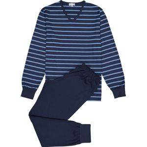 Mey Tweedelige Lange Pyjama Heren 11289 - 58 - Blauw