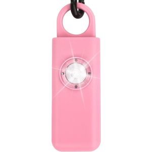 Sounix Persoonlijk alarm - Vrouwen veiligheid - Verblindend licht - Sleutelhanger - 130Db – LED - Roze