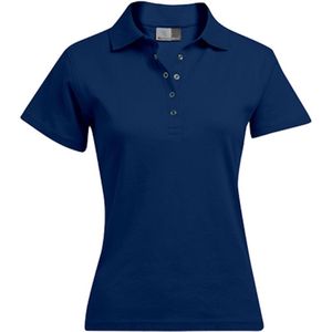 Women´s Interlock Polo met korte mouwen Navy - 4XL